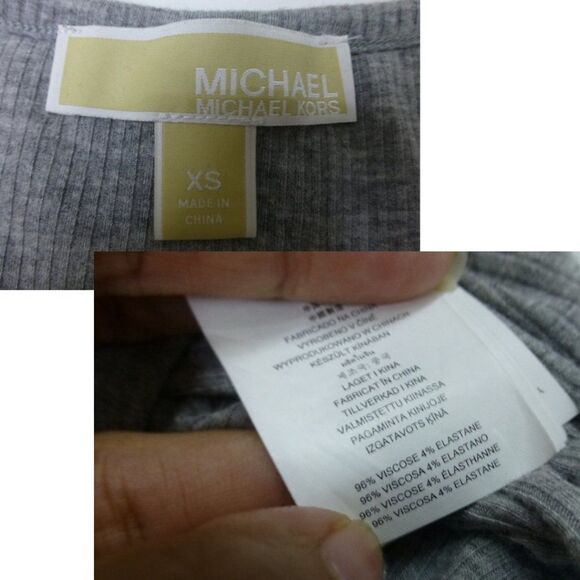 Michael Michael Kors Ruffled Cold Shoulder Long-Sleeve Top - Picture 5 of 10